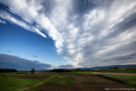 印象的な雲が広がる